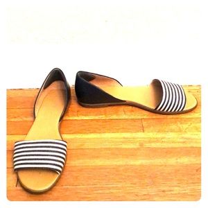 J. Crew stripped flats